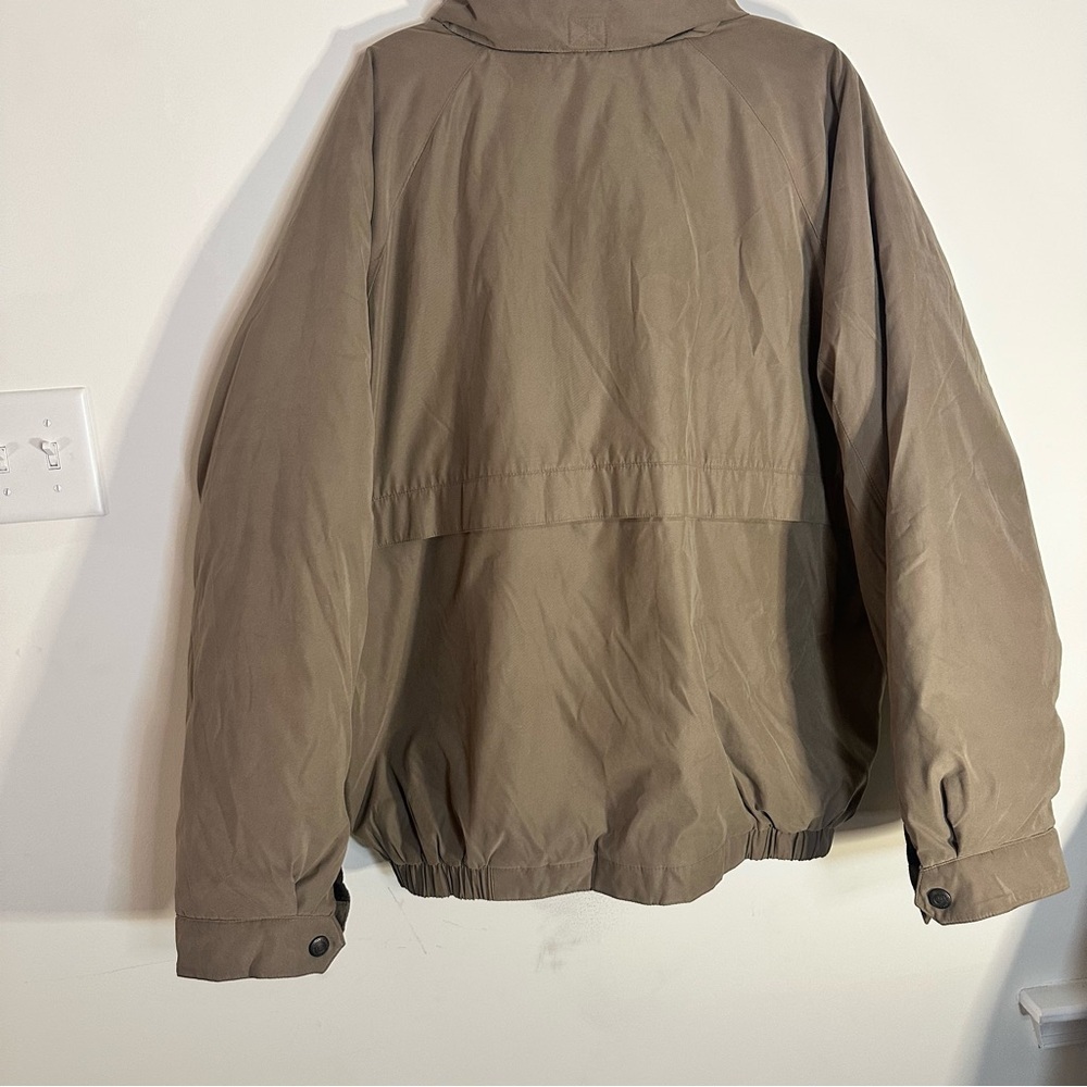 Weatherproof Brown Hooded Fleece Lined Jacket XXL Hidden Pockets - Picture 13 of 16